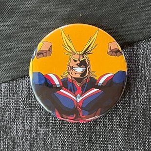Значок аниме Моя геройская академия My Hero Academia, диаметр 58 мм (ZNMHA 0012)