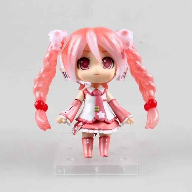 Аниме фигурка нендороид Vocaloid Вокалоид Miku Hatsune Хацунэ Мику 500, подвижная, 10 см (VOC 0048)
