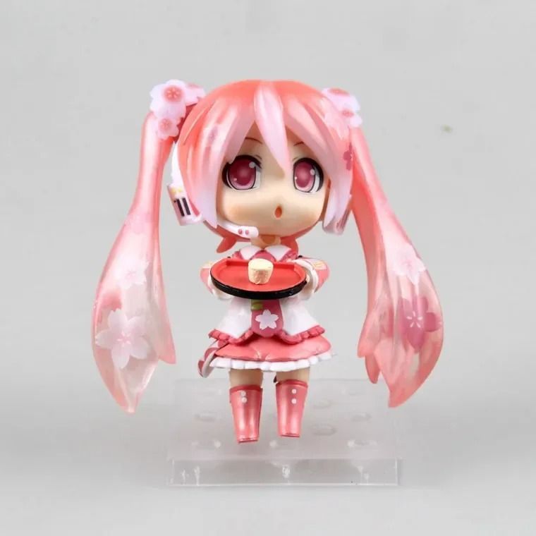 Аниме фигурка нендороид Vocaloid Вокалоид Miku Hatsune Хацунэ Мику 500, подвижная, 10 см (VOC 0048)