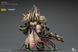 Фигурка из игры Warhammer 40k, Гвардия Смерти, Владыка Вирулентности с Силовым Кулаком и Двойным Чумным Извергателем, JOYTOY, подвижная, 14,2 см (WHR 0233)