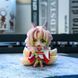 Аниме фигурка Demon Slayer Клинок рассекающий демонов Kanroji Mitsuri Мицури Канроджи с кошачьими ушками, 7 см (BDD 0130)
