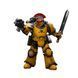 Фигурка из игры Warhammer 40k, Имперские Кулаки, Сержант с силовым мечом, JOYTOY, подвижная, 12 см (WHR 0078)