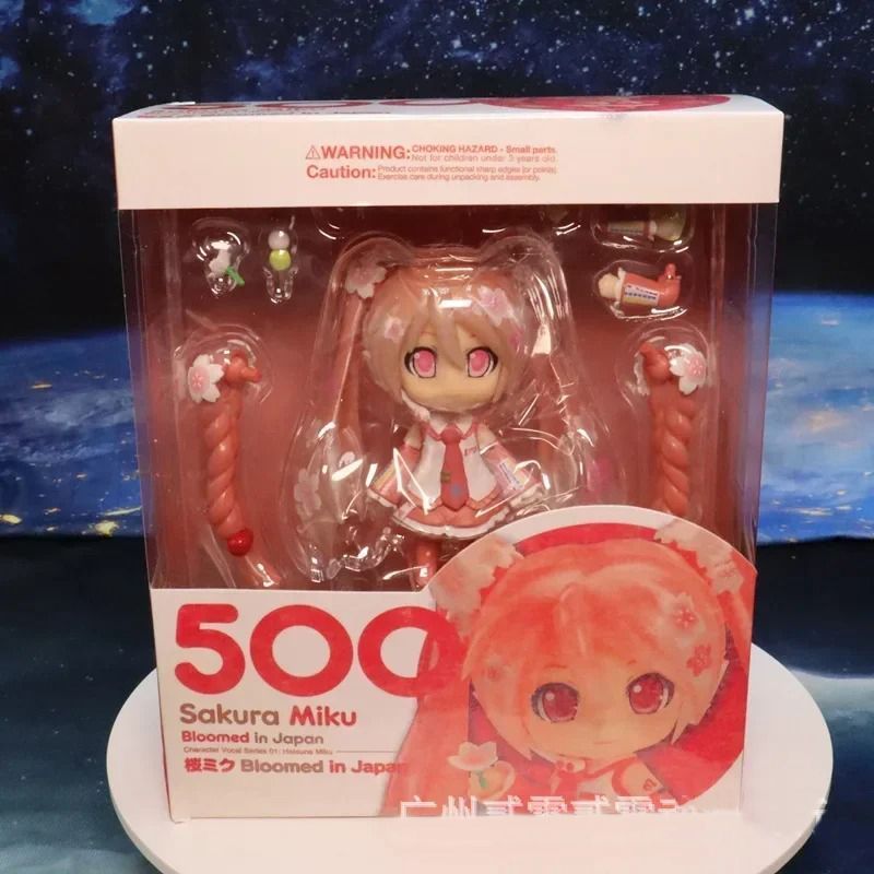 Аниме фигурка нендороид Vocaloid Вокалоид Miku Hatsune Хацунэ Мику 500, подвижная, 10 см (VOC 0048)