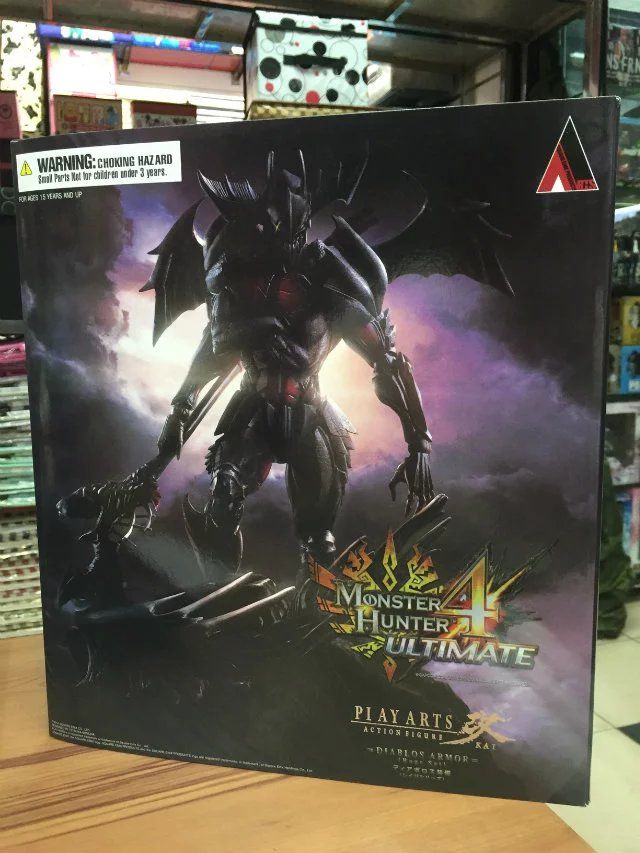 Ирушка фигурка Monster Hunter, Охотник на чудовищ - Diablos Armor, Доспехи Диабло, 26 см (MHW 0004)