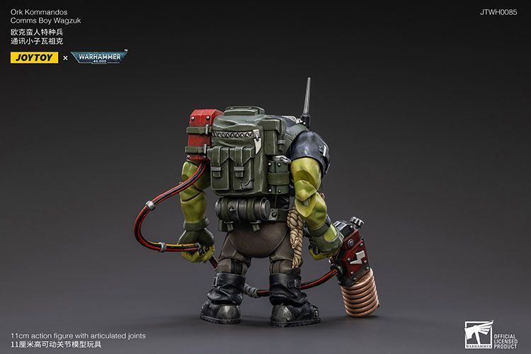 Фігурка з гри Warhammer 40k, Орочий командос Вагзук, JOYTOY, рухома, 11 см (WHR 0129)