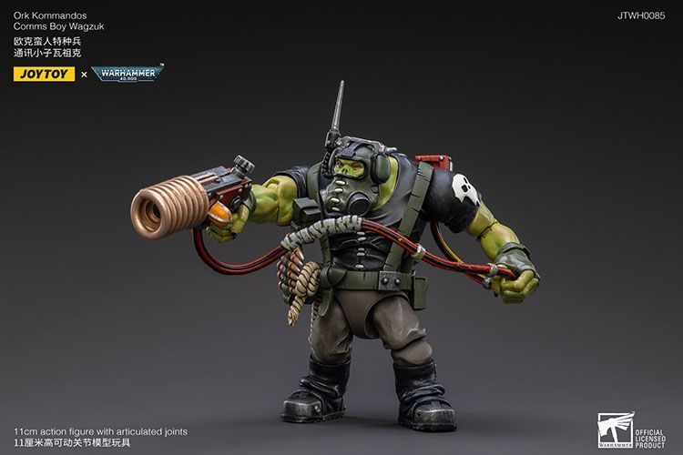Фігурка з гри Warhammer 40k, Орочий командос Вагзук, JOYTOY, рухома, 11 см (WHR 0129)