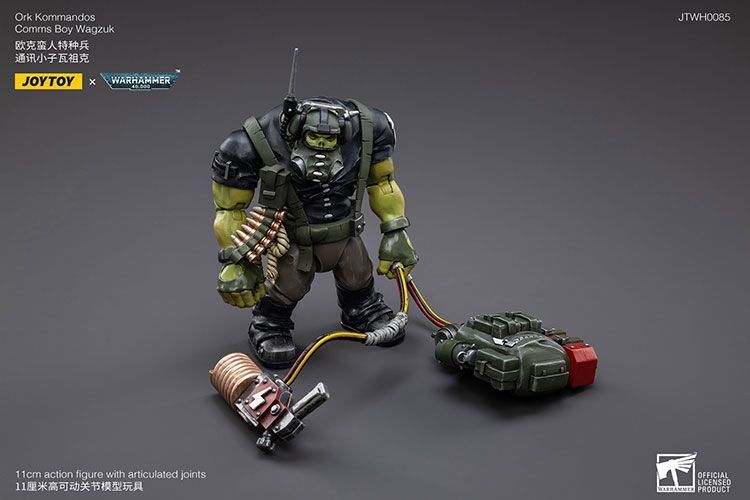 Фігурка з гри Warhammer 40k, Орочий командос Вагзук, JOYTOY, рухома, 11 см (WHR 0129)