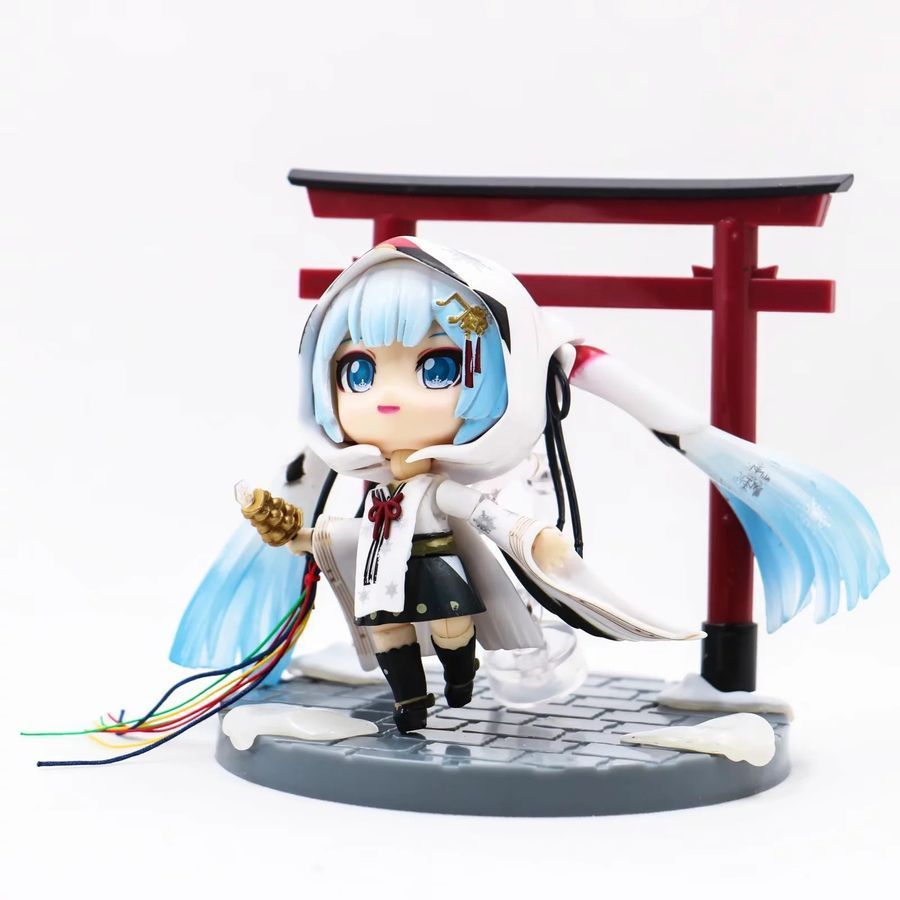 Аніме фігурка нендороїд Vocaloid Вокалоїд Miku Hatsune Хацуне Міку, рухома, 10 см (VOC 0049)