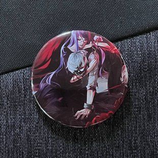 Значок аниме Токийский Гуль Tokyo Ghoul, диаметр 58 мм (ZNTG 0009)