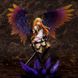 Аніме фігурка Лють Бахамута Rage of Bahamut Темний ангел Олівія, 35 см, тріснута підставка (RB 0001)