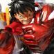 Аниме фигурка One Piece Ван Пис Luffy Мугивара Луффи с декорированной подставкой, 15 см (OP 0079)