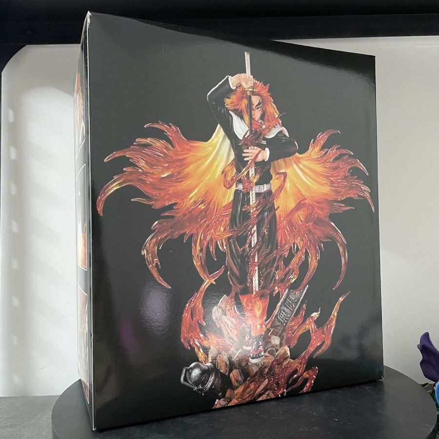 Аніме фігурка Клинок розсікаючий демонів Den Slayer Rengoku Kyoujurou Ренгоку Кьодзюро, 30 см (BDD 0116)