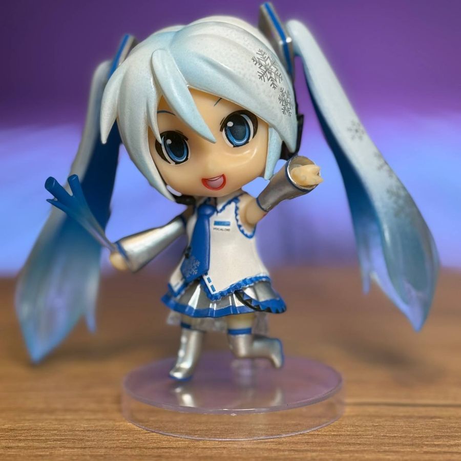 Аніме фігурка нендороїд Vocaloid Вокалоїд Miku Hatsune Snow Хацуне Міку 097, рухома, 10 см (VOC 0050)