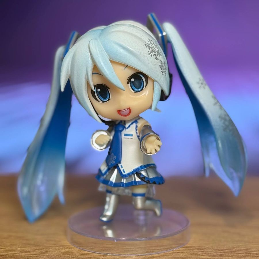 Аніме фігурка нендороїд Vocaloid Вокалоїд Miku Hatsune Snow Хацуне Міку 097, рухома, 10 см (VOC 0050)