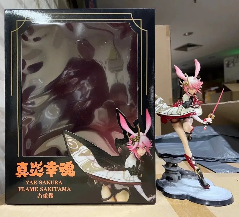 Аниме фигурка c заячьими ушками из игры Honkai Impact 3rd Yae Sakura, Сакура, 26.5 см (HI 0003)
