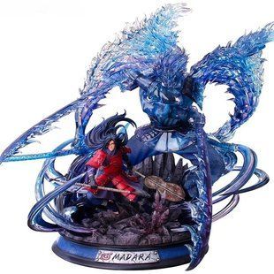 Аніме фігурка Naruto Наруто Uchiha Madara & Susanoo, Мадара Учиха та Сусаноо, з підсвічуванням, 36 см (NAR 0090)