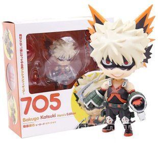 Аніме фігурка нендороїд Моя геройська академія, My Hero Academia Katsuki Bakugo, Кацукі Бакуго, 10 см (MHA 0028)