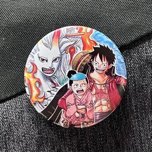 Значок аниме One Piece - Ван Пис, диаметр 58 мм (ZNOP 0018)
