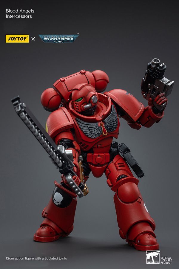 Фігурка з гри Warhammer 40k, Криваві Ангели Заступник, JOYTOY, рухлива, 12 см (WHR 0159)
