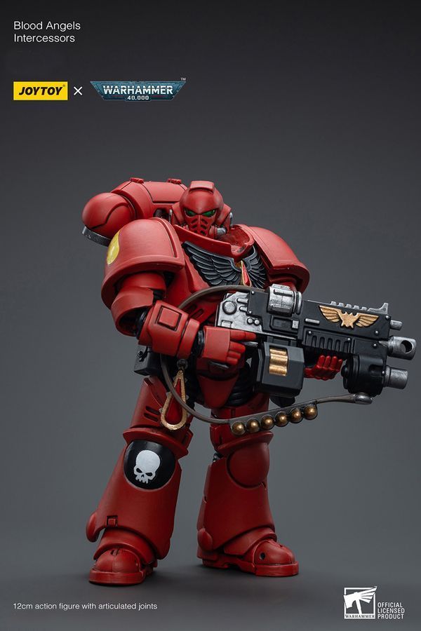 Фігурка з гри Warhammer 40k, Криваві Ангели Заступник, JOYTOY, рухлива, 12 см (WHR 0159)