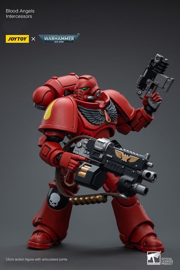 Фігурка з гри Warhammer 40k, Криваві Ангели Заступник, JOYTOY, рухлива, 12 см (WHR 0159)