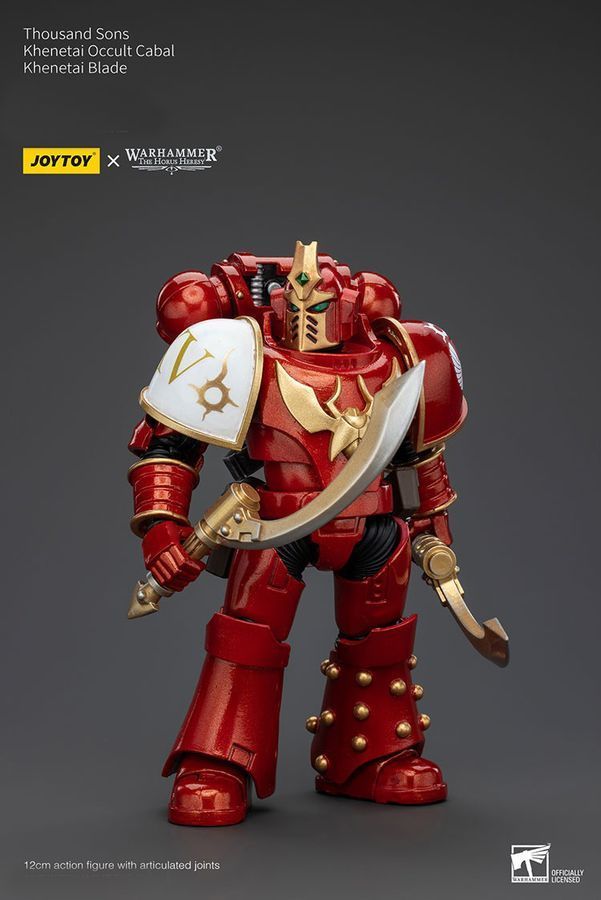 Фігурка з гри Warhammer 40k, Тисяча Синів Хенетайський Окультний Кабал, JOYTOY, рухома, 12 см (WHR 0209)