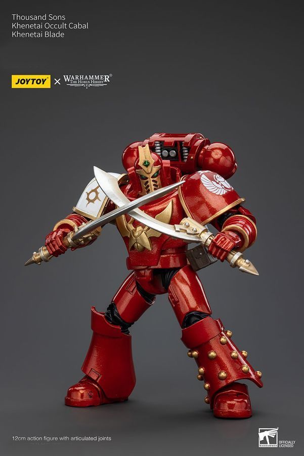 Фігурка з гри Warhammer 40k, Тисяча Синів Хенетайський Окультний Кабал, JOYTOY, рухома, 12 см (WHR 0209)