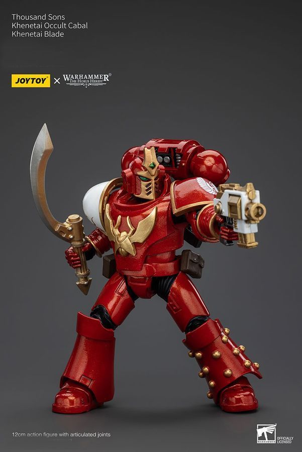 Фігурка з гри Warhammer 40k, Тисяча Синів Хенетайський Окультний Кабал, JOYTOY, рухома, 12 см (WHR 0209)