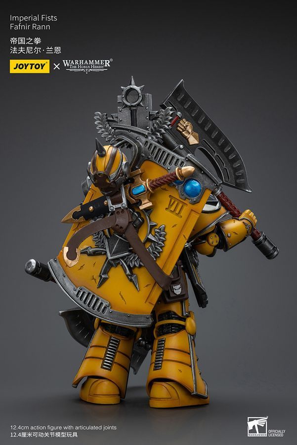 Фигурка из игры Warhammer 40k, Имперские Кулаки Фафнир Ранн, JOYTOY, подвижная, 12,4 см (WHR 0143)