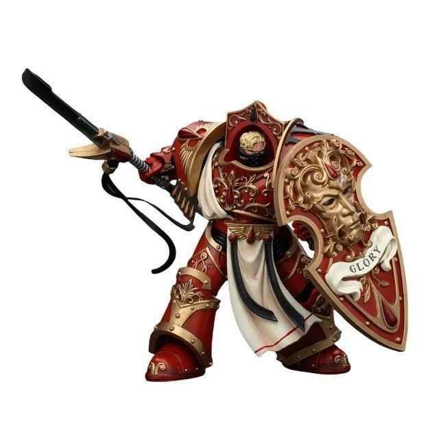 Фігурка з гри Warhammer 40k, Криваві Ангели Багряний Паладін з Силовим Списом, JOYTOY, рухома, 13,6 см (WHR 0104)
