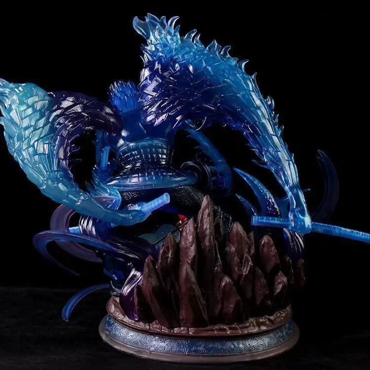 Аниме фигурка Naruto Наруто Uchiha Madara & Susanoo, Мадара Учиха и Сусаноо, с подсветкой, 36 см (NAR 0090)