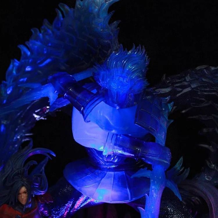 Аниме фигурка Naruto Наруто Uchiha Madara & Susanoo, Мадара Учиха и Сусаноо, с подсветкой, 36 см (NAR 0090)
