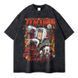 Футболка оверсайз с принтом из аниме Наруто, универсальная, хлопок Washed Cotton, размер XXXL (FNAR 0066G-XXXL)