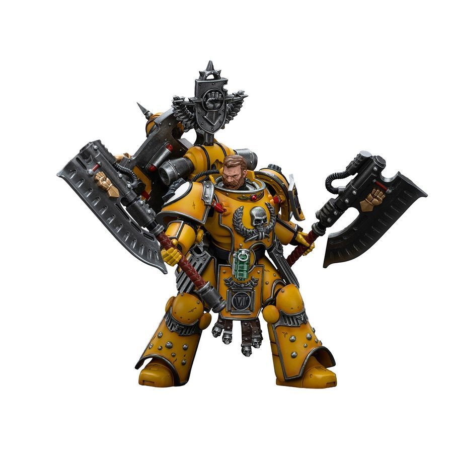 Фигурка из игры Warhammer 40k, Имперские Кулаки Фафнир Ранн, JOYTOY, подвижная, 12,4 см (WHR 0143)