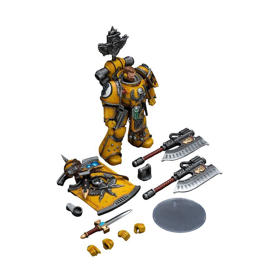 Фигурка из игры Warhammer 40k, Имперские Кулаки Фафнир Ранн, JOYTOY, подвижная, 12,4 см (WHR 0143)