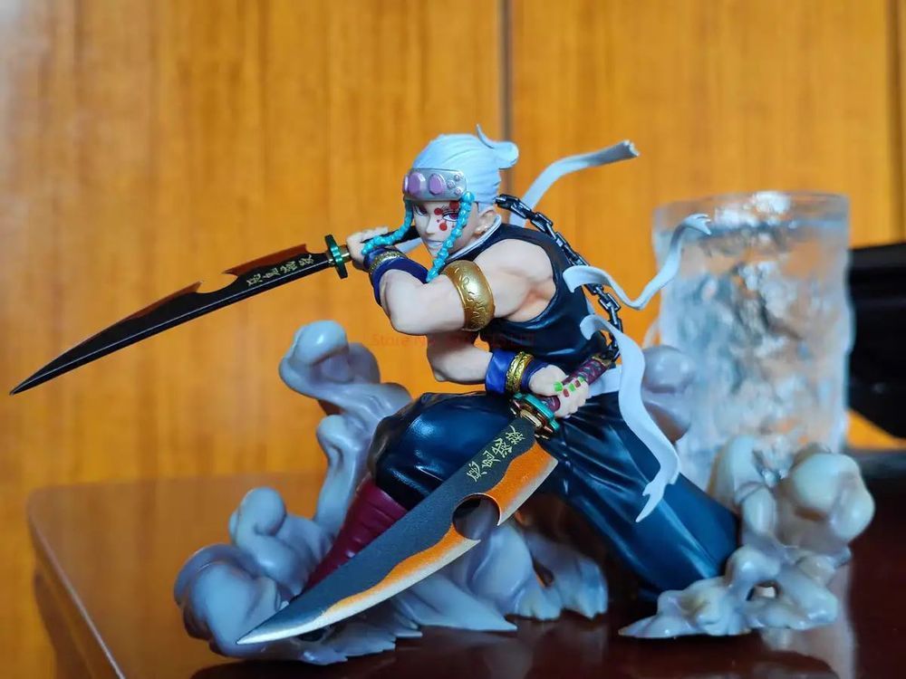 Аниме фигурка Demon Slayer Клинок рассекающий демонов Uzui Tengen, Тенген Узуй, 11 см (BDD 0046)