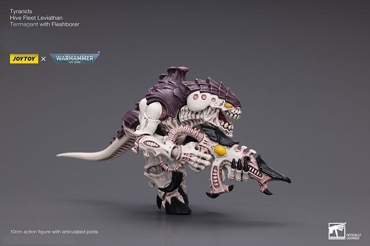 Фігурка з гри Warhammer 40k, Вулик-флот Тіранідів, термагант з М'ясним буром, JOYTOY, рухома, 10 см (WHR 0236)
