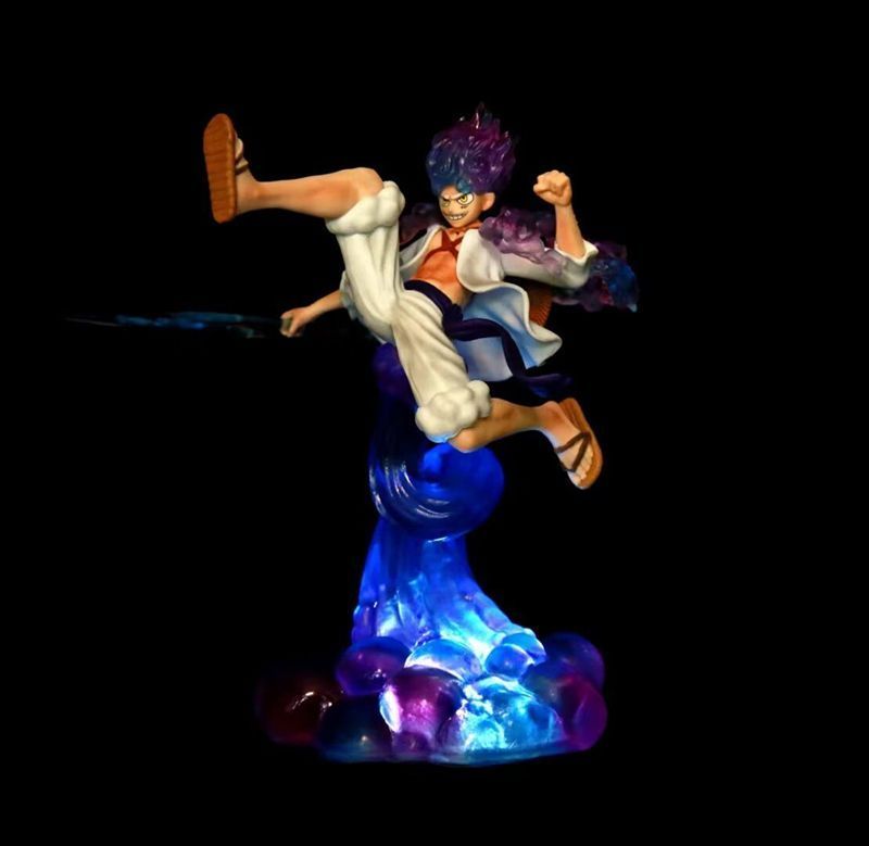 Аниме фигурка One Piece Ван Пис Luffy Мугивара Луффи, пятый гир, с подсветкой, 20 см (OP 0080)