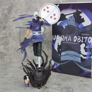 Аніме фігурка Naruto Наруто Uchiha Obito Учиха Обіто, нерухоме, 30 см (NAR 0107)