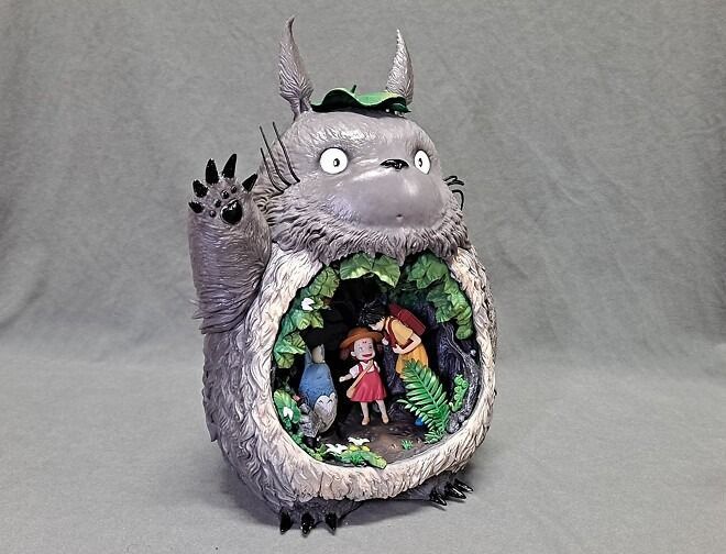 Аніме фігурка Totoro, Мій сусід Тоторо, з підсвічуванням, 30 см (TOT 0002)