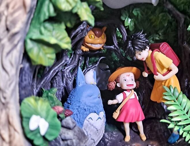 Аніме фігурка Totoro, Мій сусід Тоторо, з підсвічуванням, 30 см (TOT 0002)