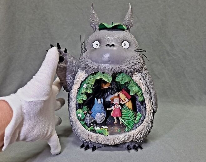 Аніме фігурка Totoro, Мій сусід Тоторо, з підсвічуванням, 30 см (TOT 0002)
