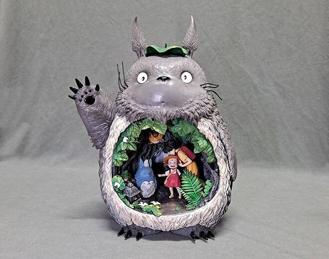 Аніме фігурка Totoro, Мій сусід Тоторо, з підсвічуванням, 30 см (TOT 0002)