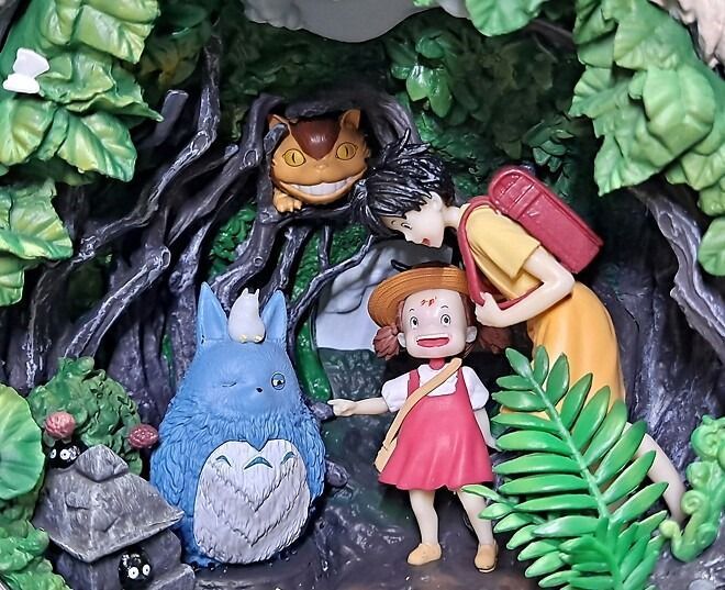 Аніме фігурка Totoro, Мій сусід Тоторо, з підсвічуванням, 30 см (TOT 0002)