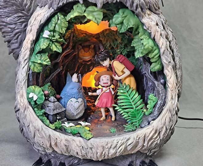 Аніме фігурка Totoro, Мій сусід Тоторо, з підсвічуванням, 30 см (TOT 0002)