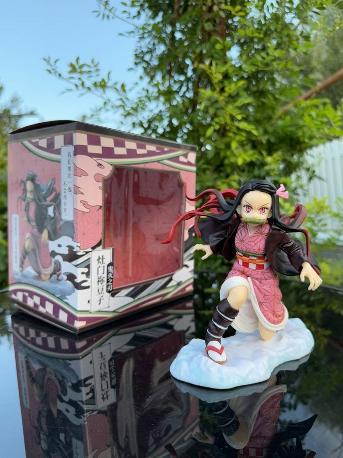 Аниме фигурка Клинок рассекающий демонов Demon Slayer Nezuko Незуко, 14 см (BDD 0118)