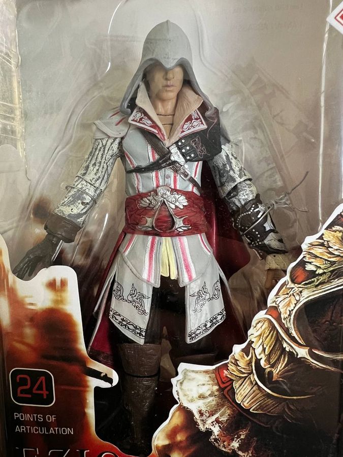 Фигурка игрушка из игры Assassin Creed Ассасин Крид Ezio Auditore, Эцио Аудиторе, подвижная, 17 см (ASC 0012)