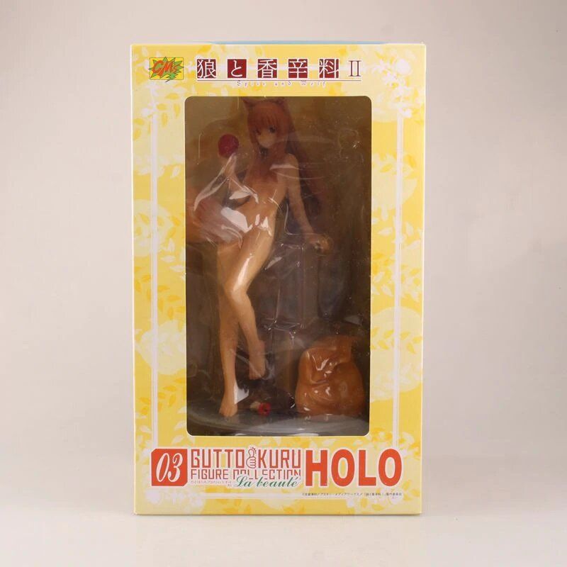 Аніме фігурка Spice and Wolf, Вовчиця та прянощі Holo, Холо з яблуком, 23 см (SW 0001)