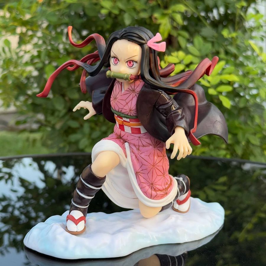 Аниме фигурка Клинок рассекающий демонов Demon Slayer Nezuko Незуко, 14 см (BDD 0118)