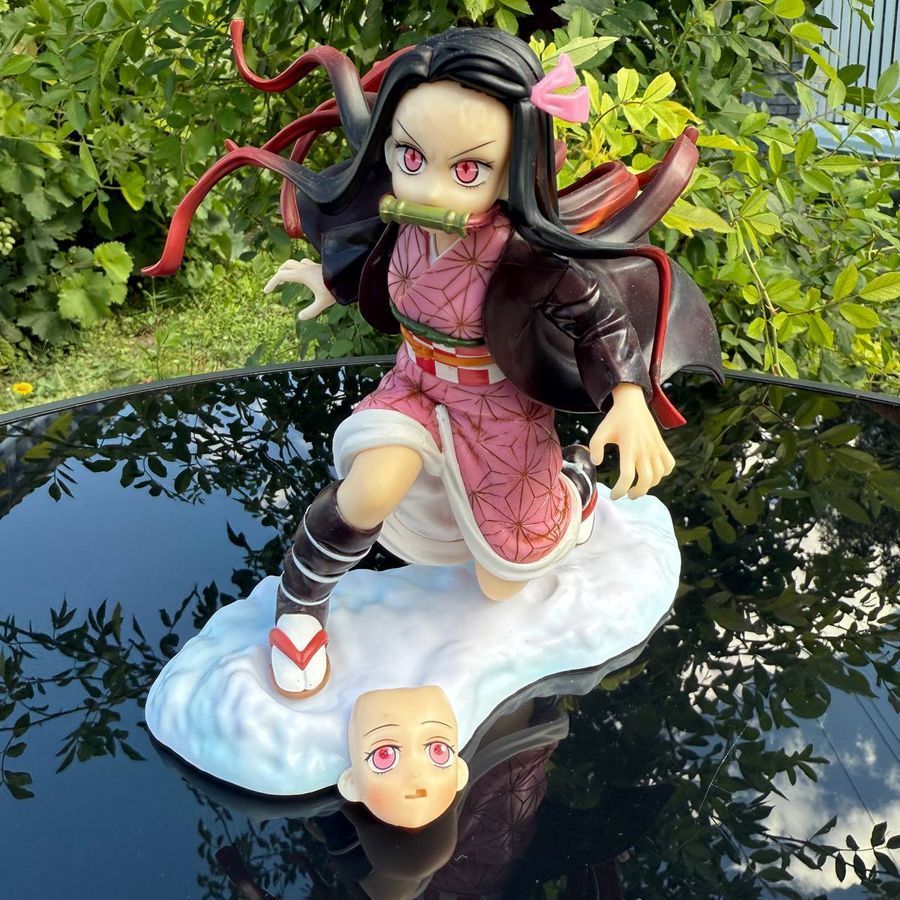 Аниме фигурка Клинок рассекающий демонов Demon Slayer Nezuko Незуко, 14 см (BDD 0118)